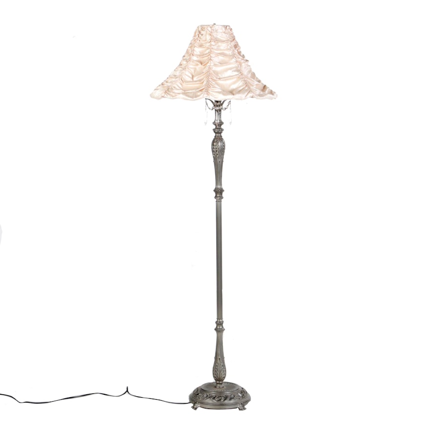 Victorian Style Metal Floor Lamp