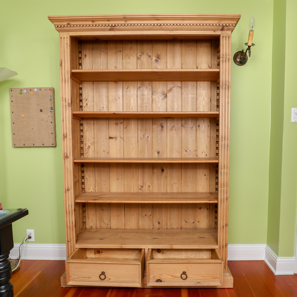 Rustic Pine Bookcase