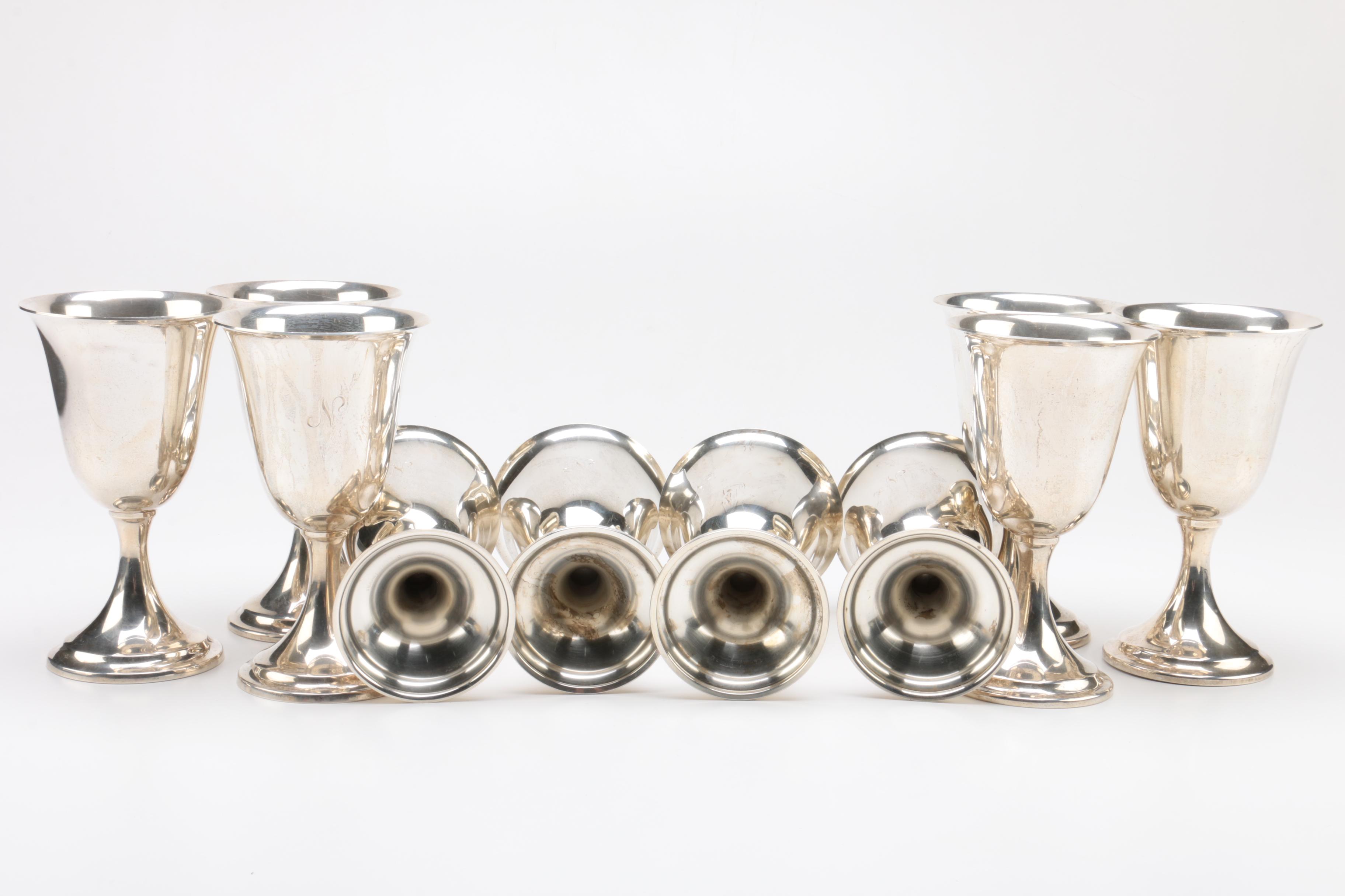 Dunkirk Silversmiths Sterling Silver Water Goblets