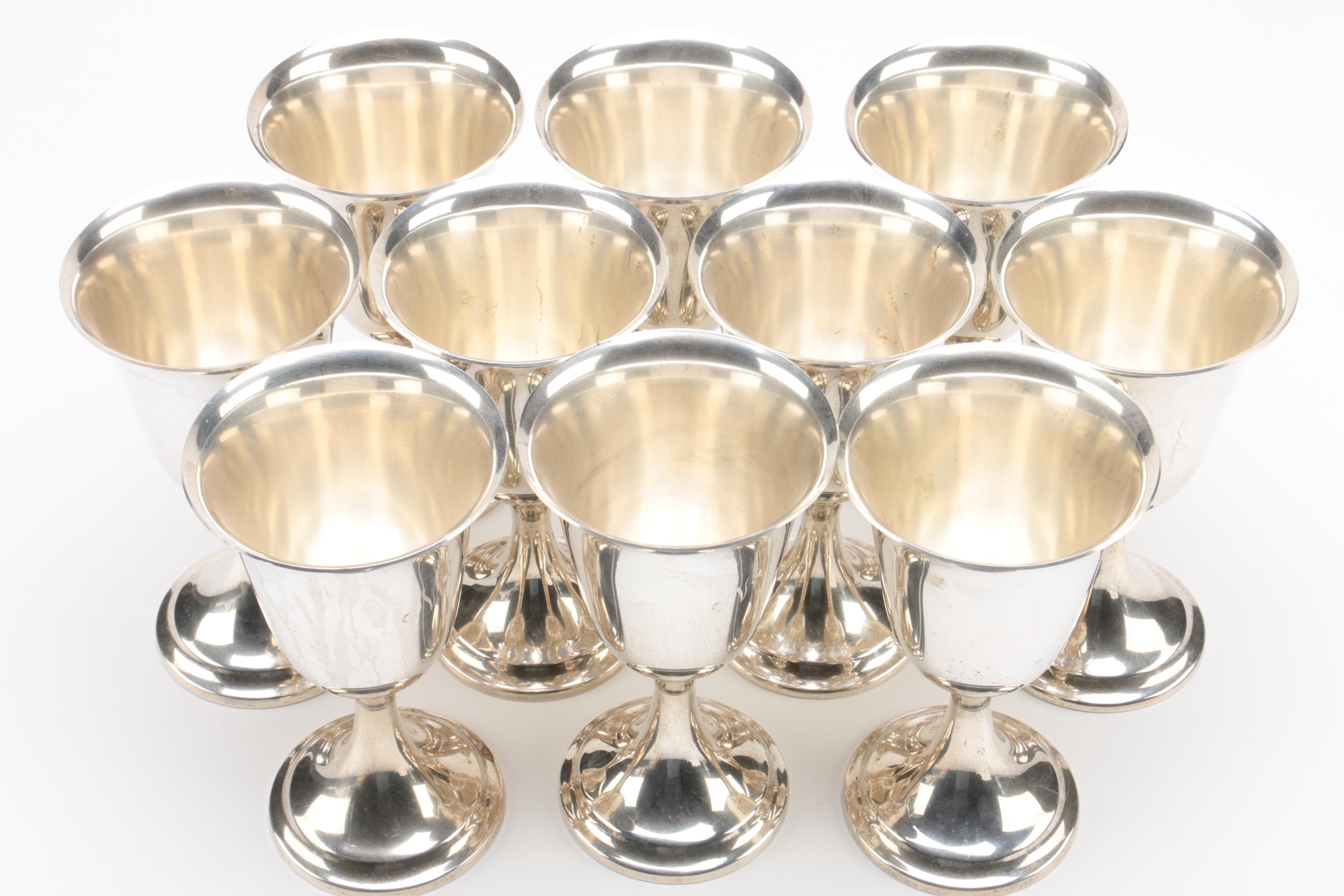 Dunkirk Silversmiths Sterling Silver Water Goblets