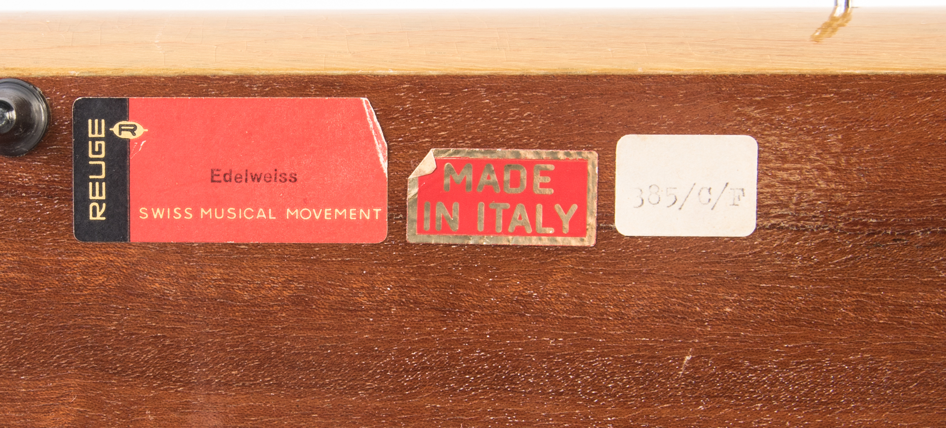 Wooden Italian Trinket Boxes Featuring Reuge Music Box