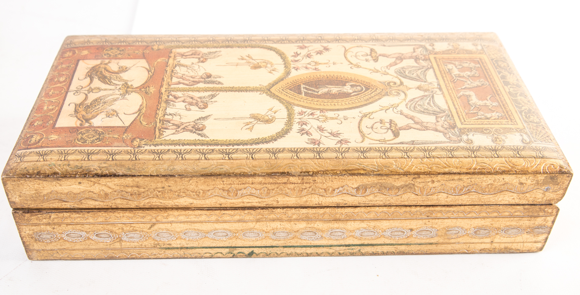 Wooden Italian Trinket Boxes Featuring Reuge Music Box