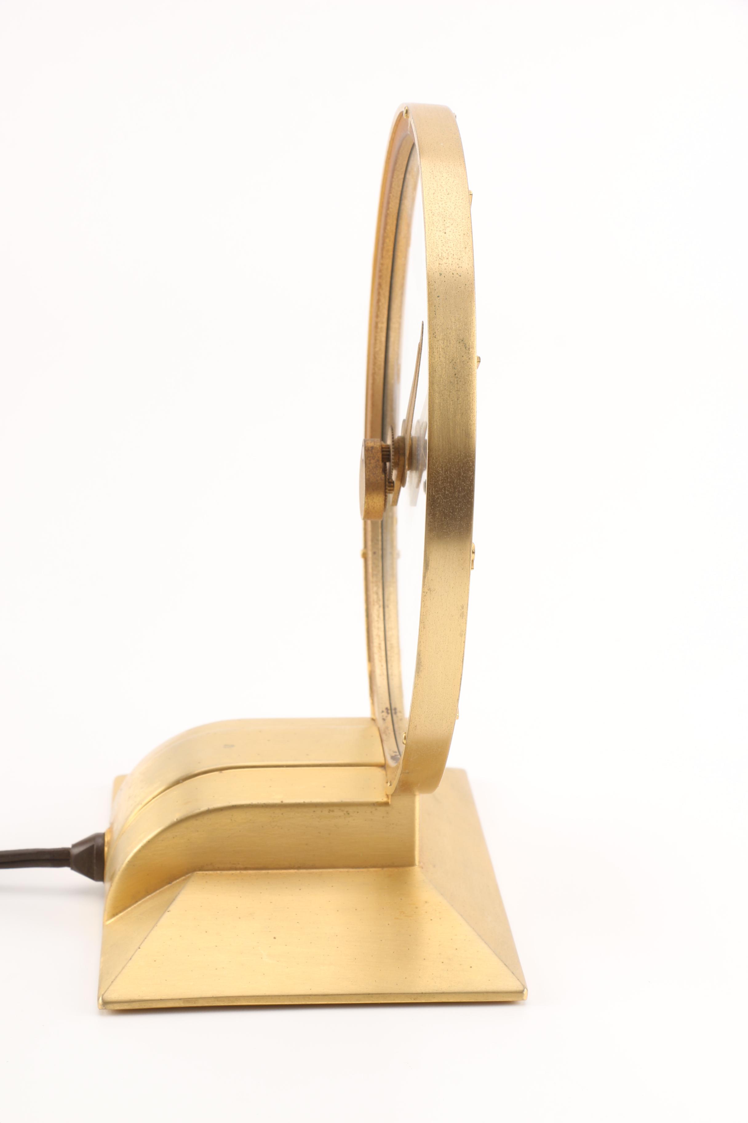 Mid Century Jefferson " Golden Hour" Electric Clock