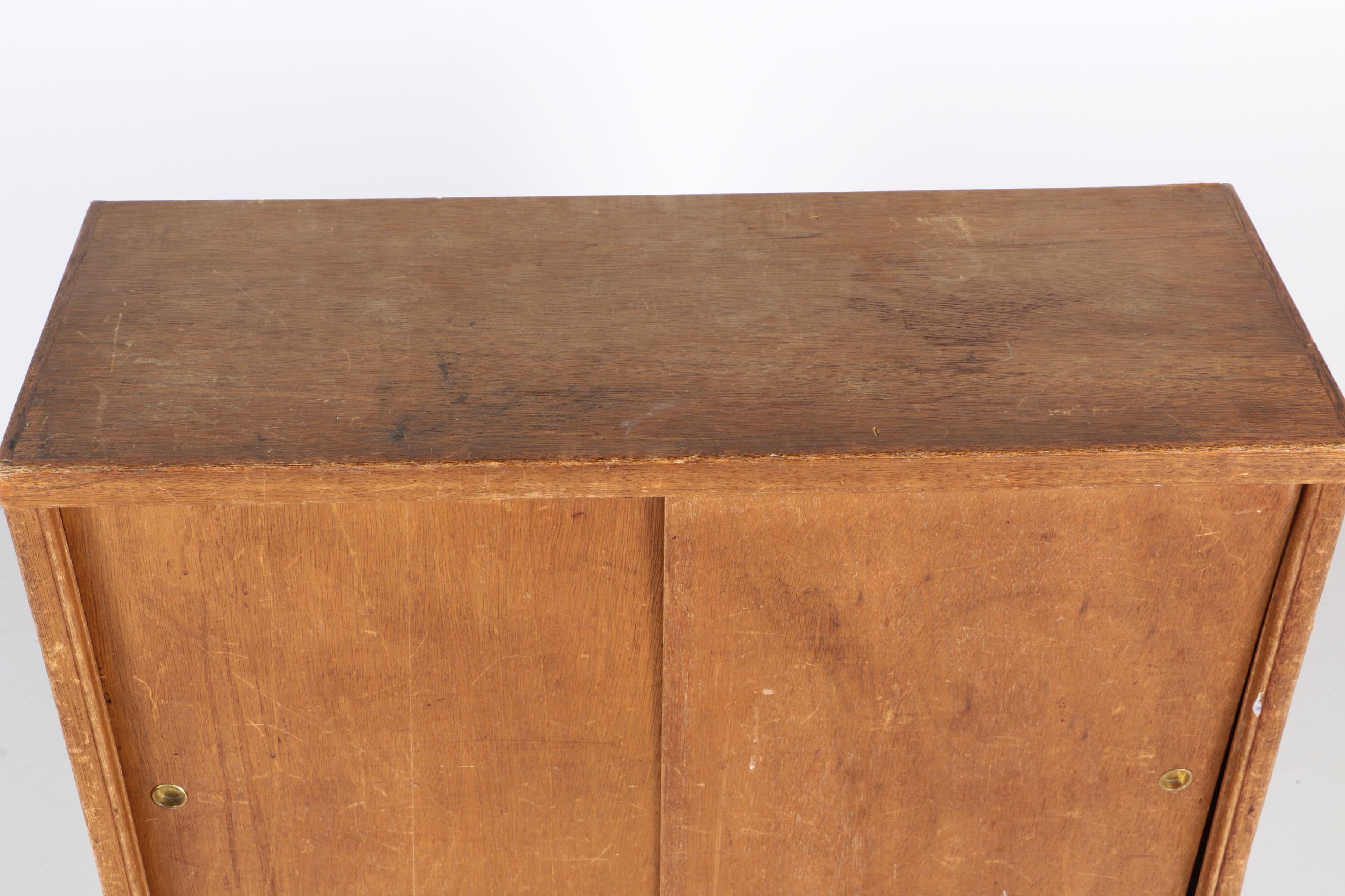 Mid Century Modern Walnut Cabinet