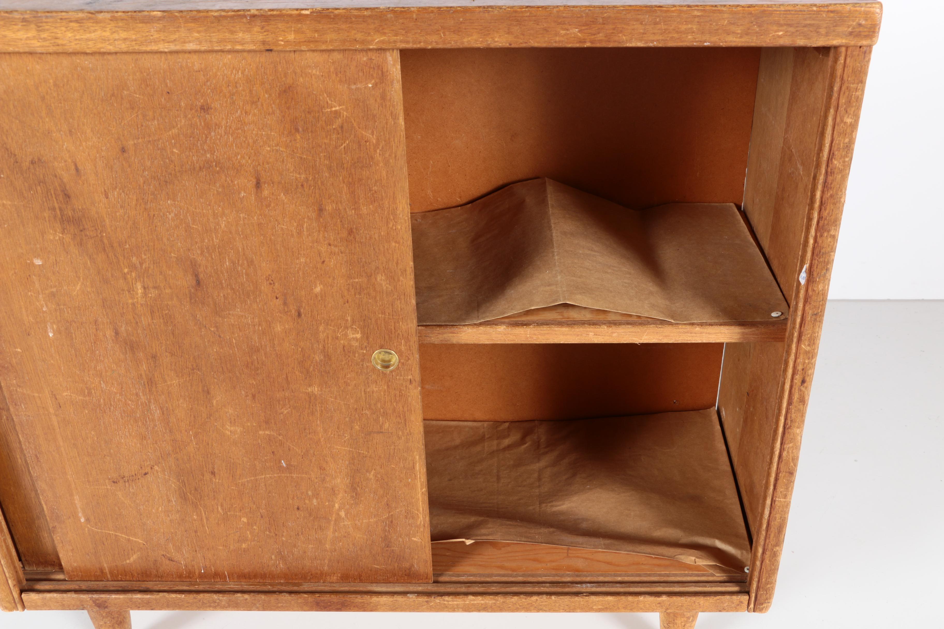 Mid Century Modern Walnut Cabinet