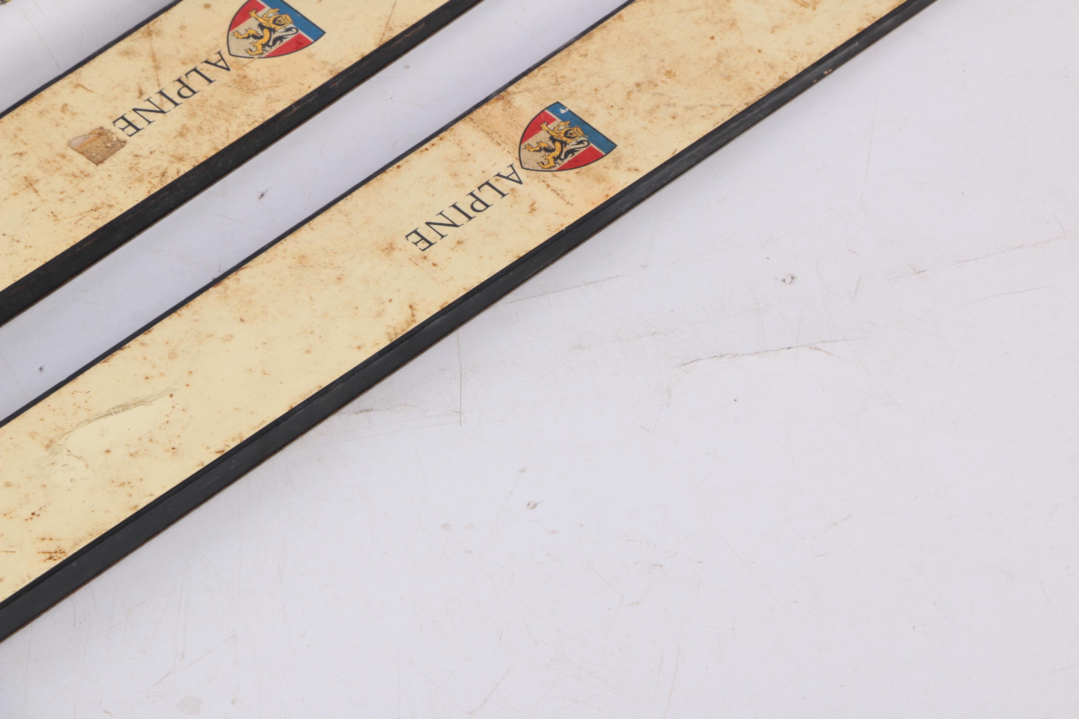 Vintage Hanover Alpine Skis with Poles