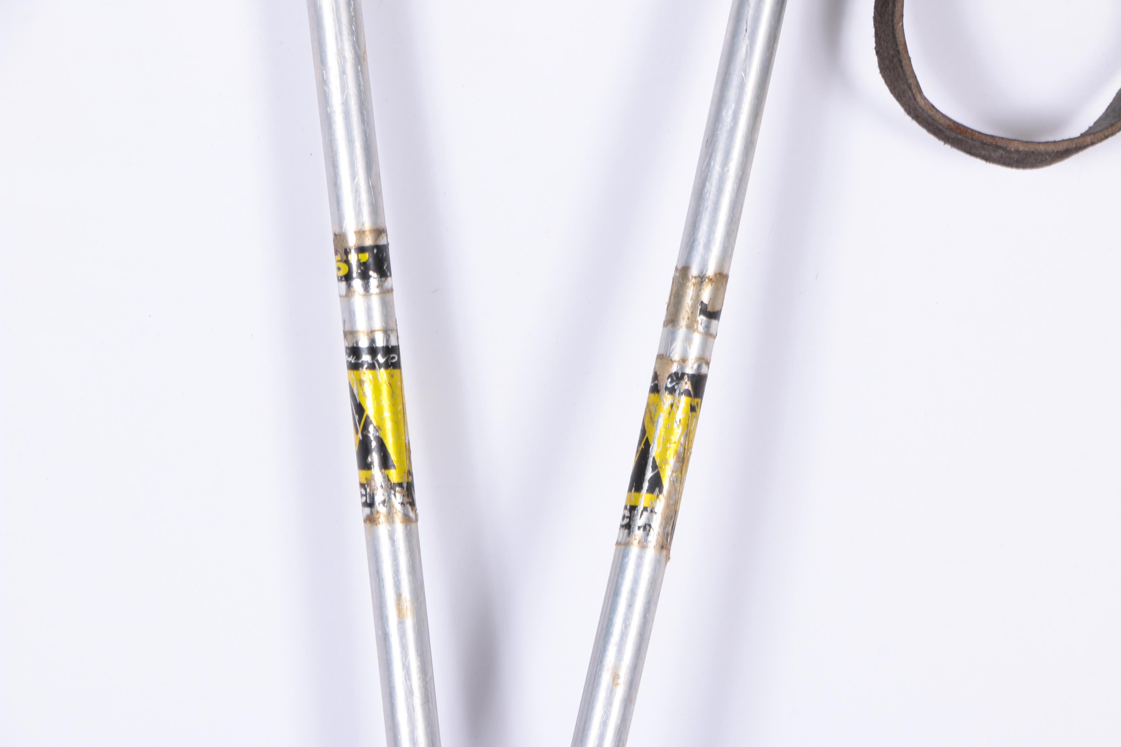 Vintage Hanover Alpine Skis with Poles