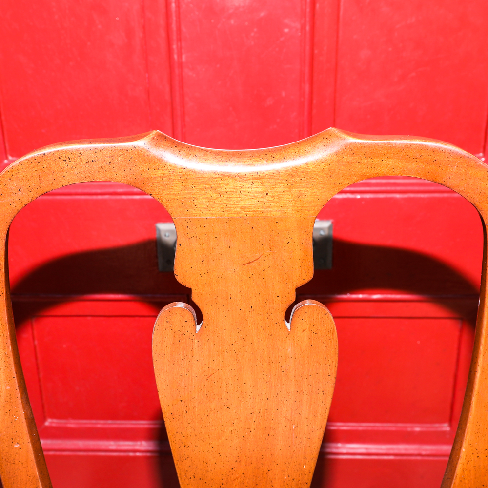 Set of Queen Anne and Chippendale Style Dining Chairs