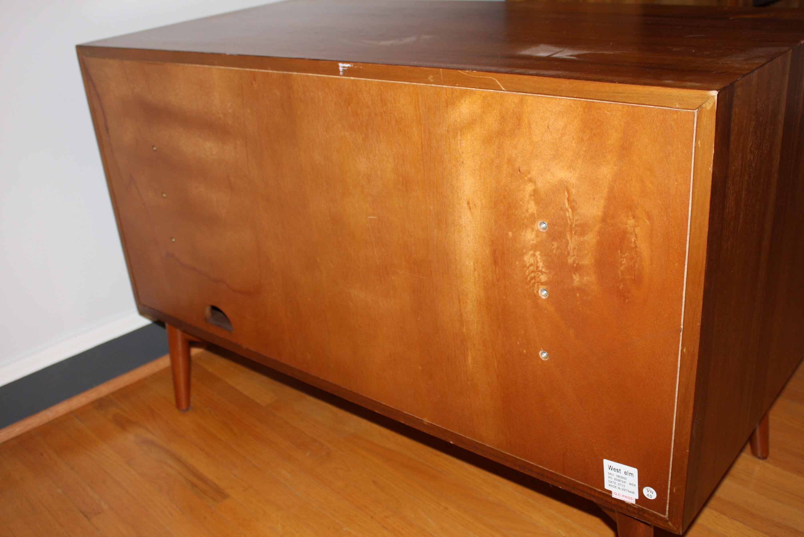West Elm Mid Century Modern Style Media Console
