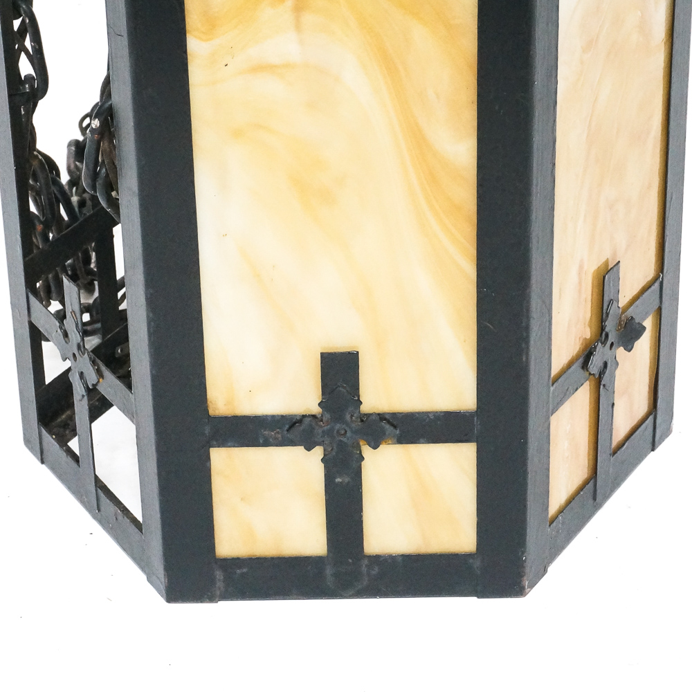Vintage Gothic Revival Style Electric Lantern