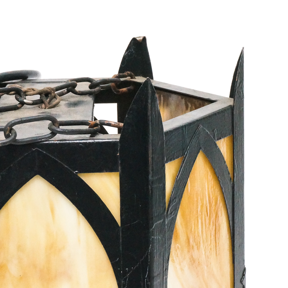 Vintage Gothic Revival Style Electric Lantern