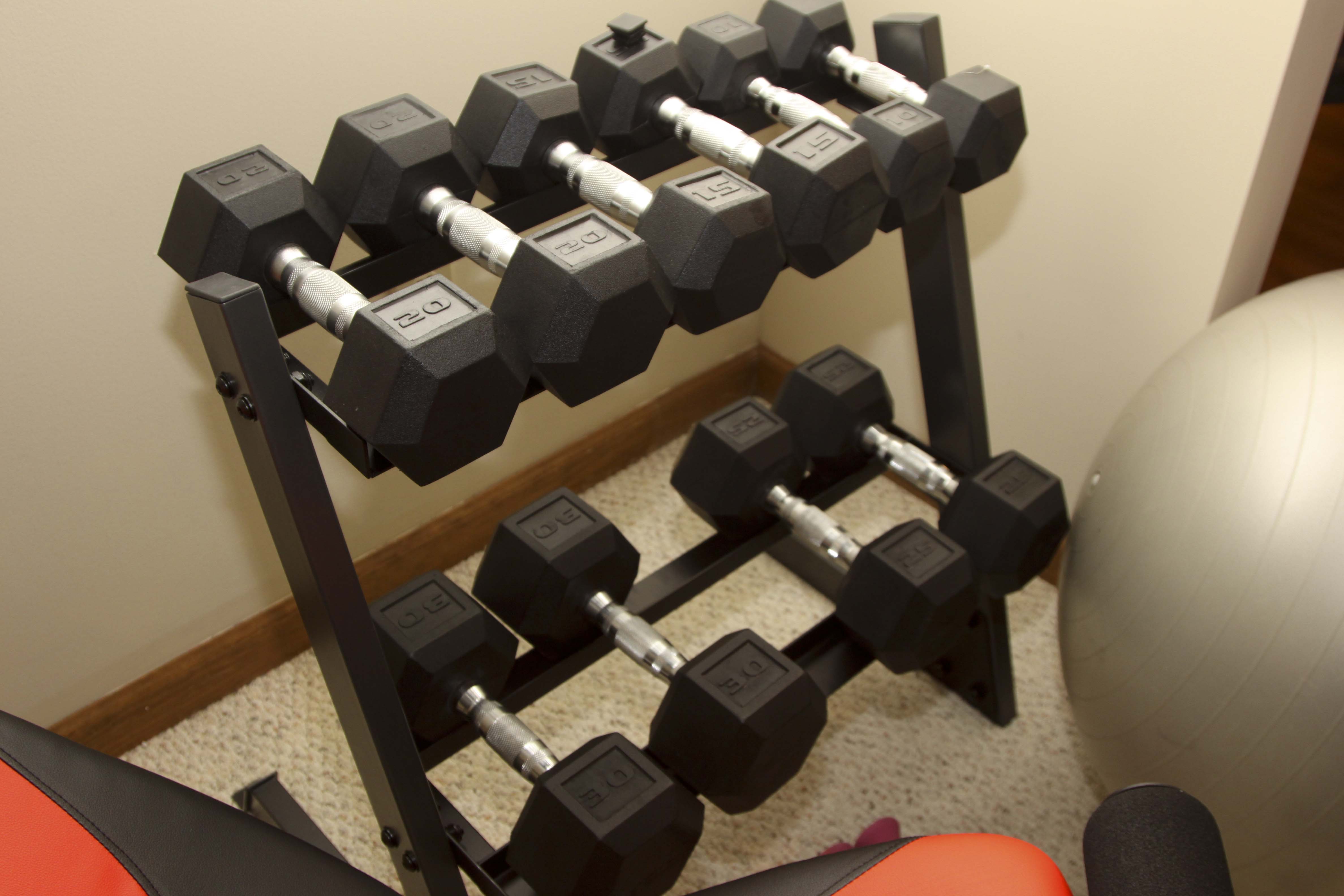 Weider Pro Weight Bench and Weights