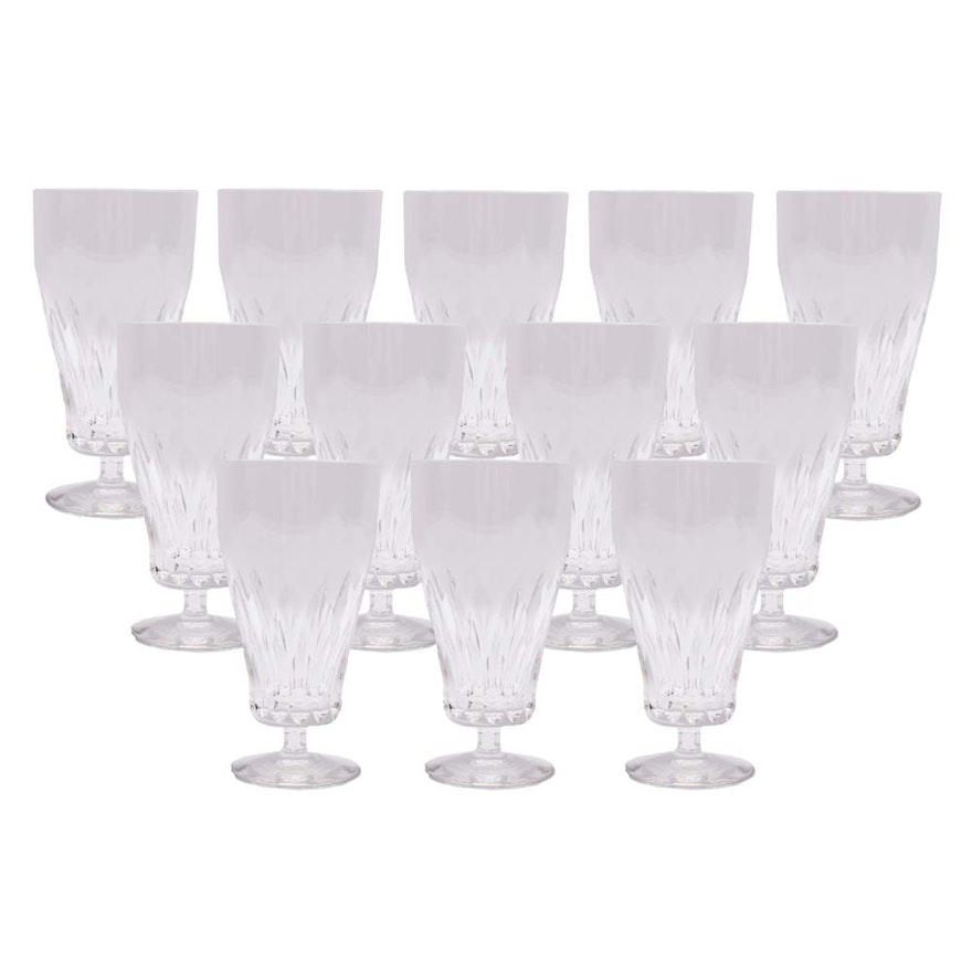 Cut Crystal Iced Tea Glasses