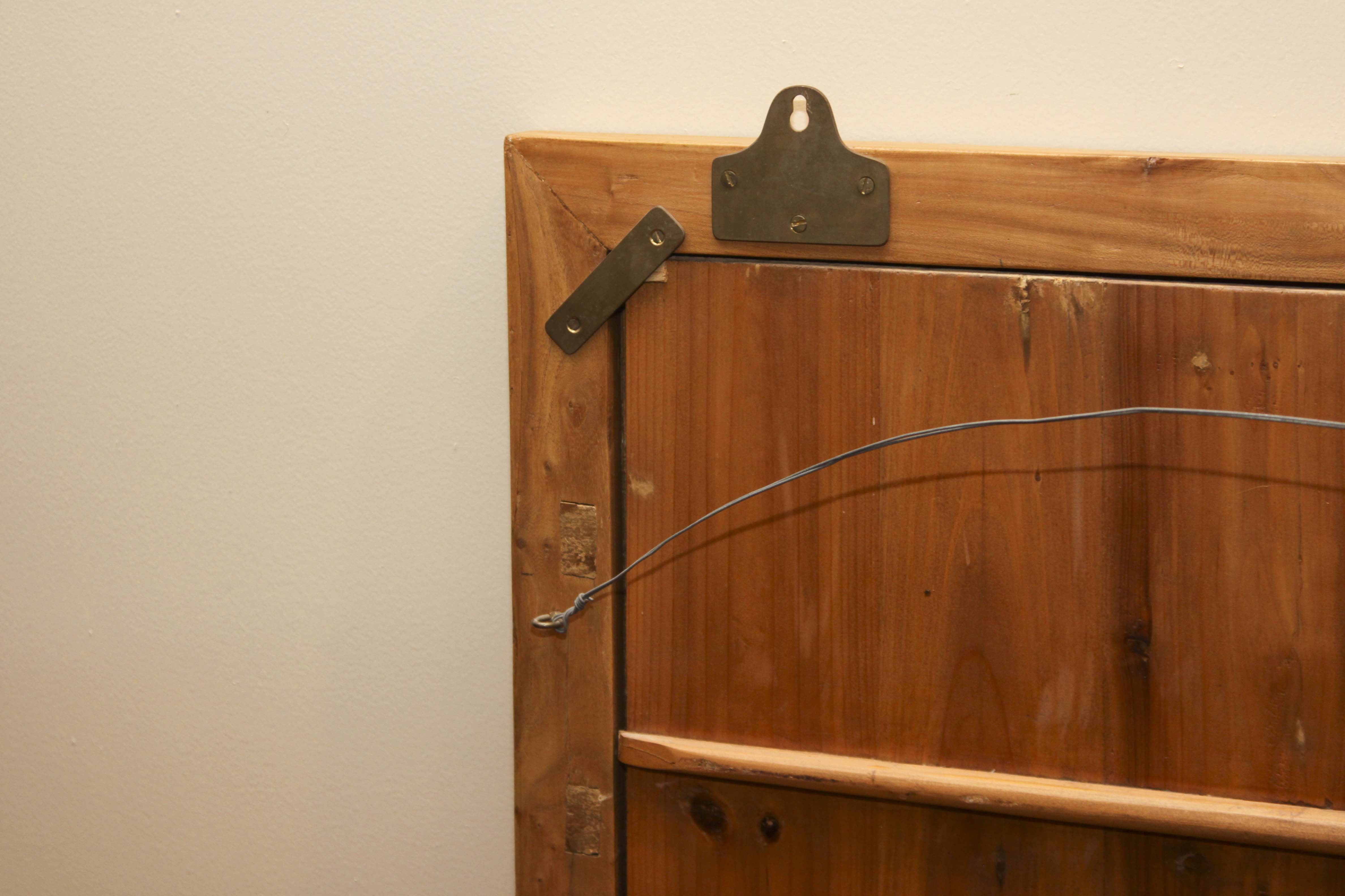 Asian Inspired Camphor Wood Side Tables and Mirror