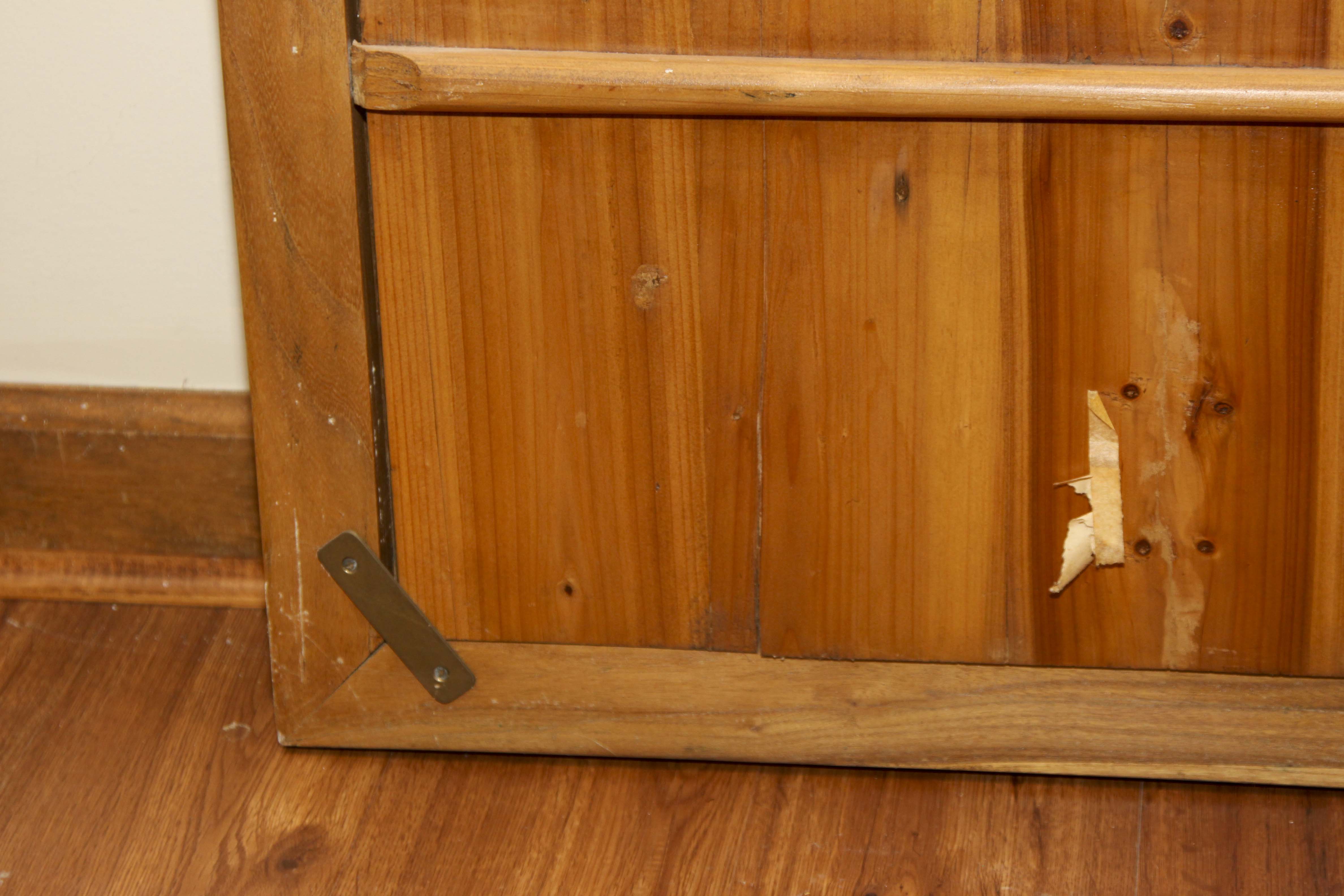 Asian Inspired Camphor Wood Side Tables and Mirror