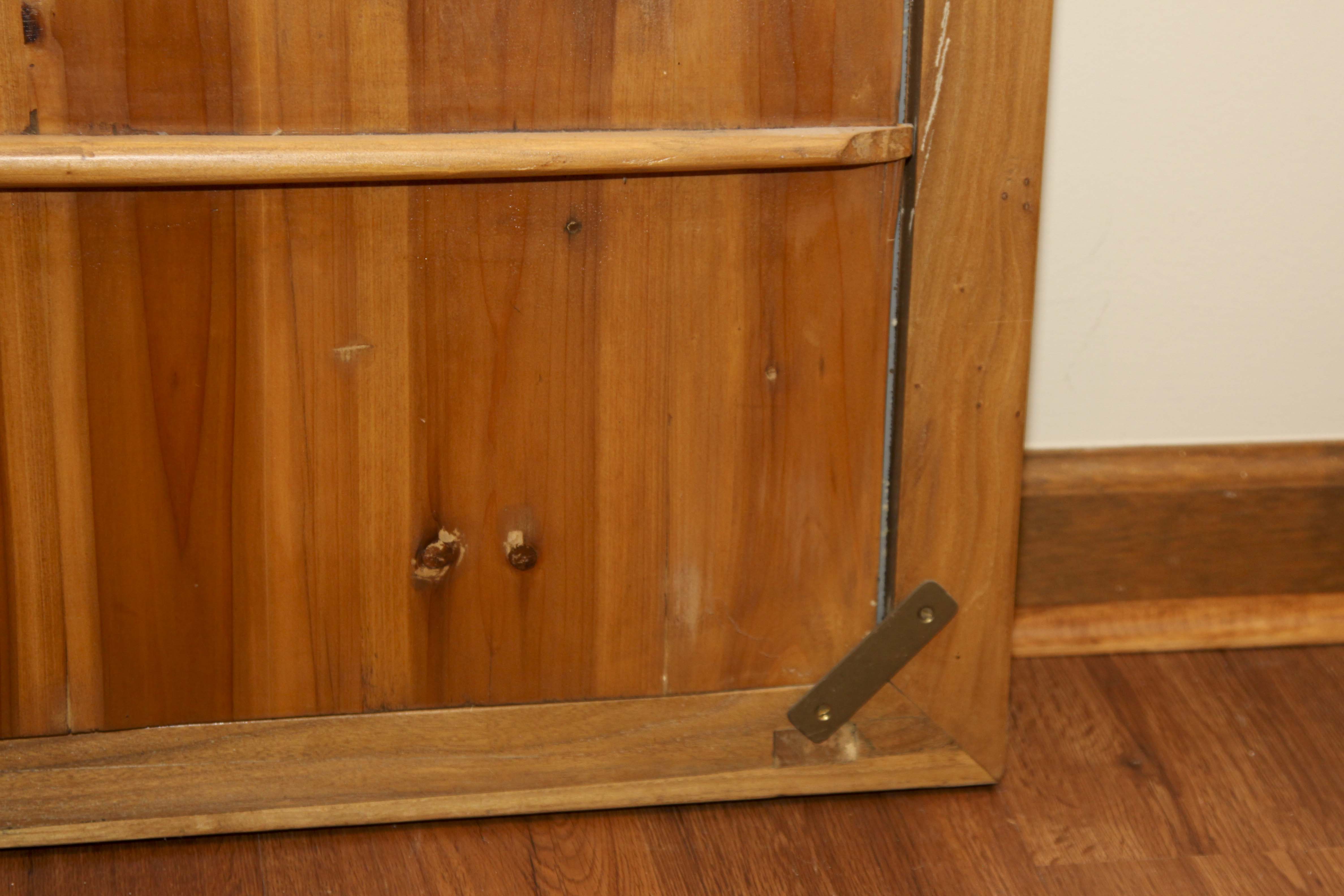 Asian Inspired Camphor Wood Side Tables and Mirror