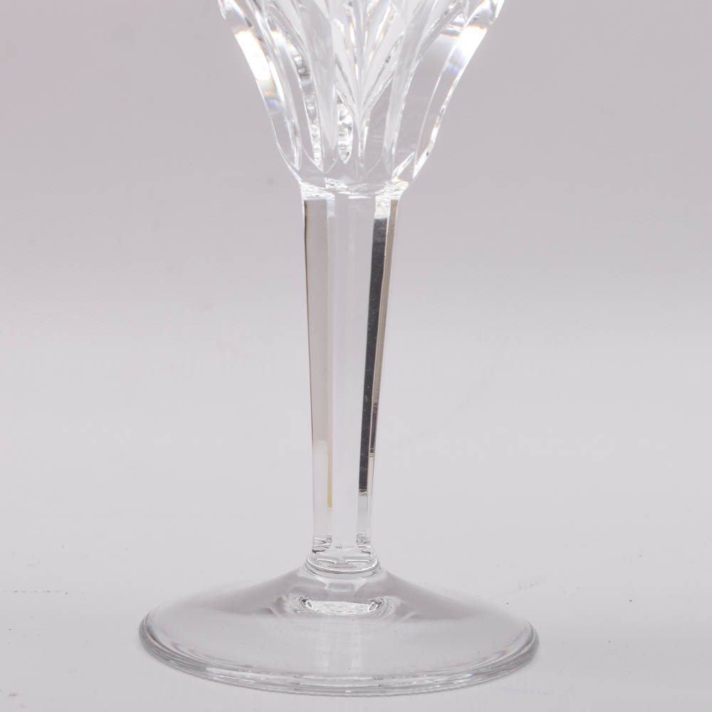 Cut Crystal Red Wine Glasses