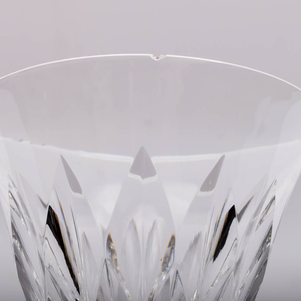 Cut Crystal Red Wine Glasses