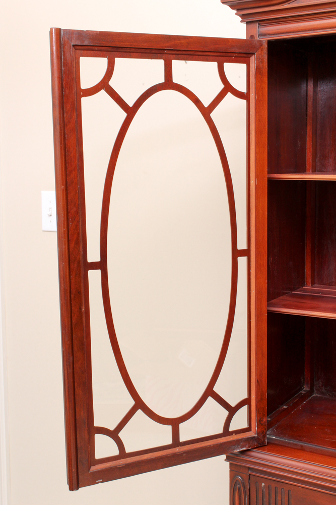 Vintage Sheraton Style China Cabinet by J.B. Van Sciver Company