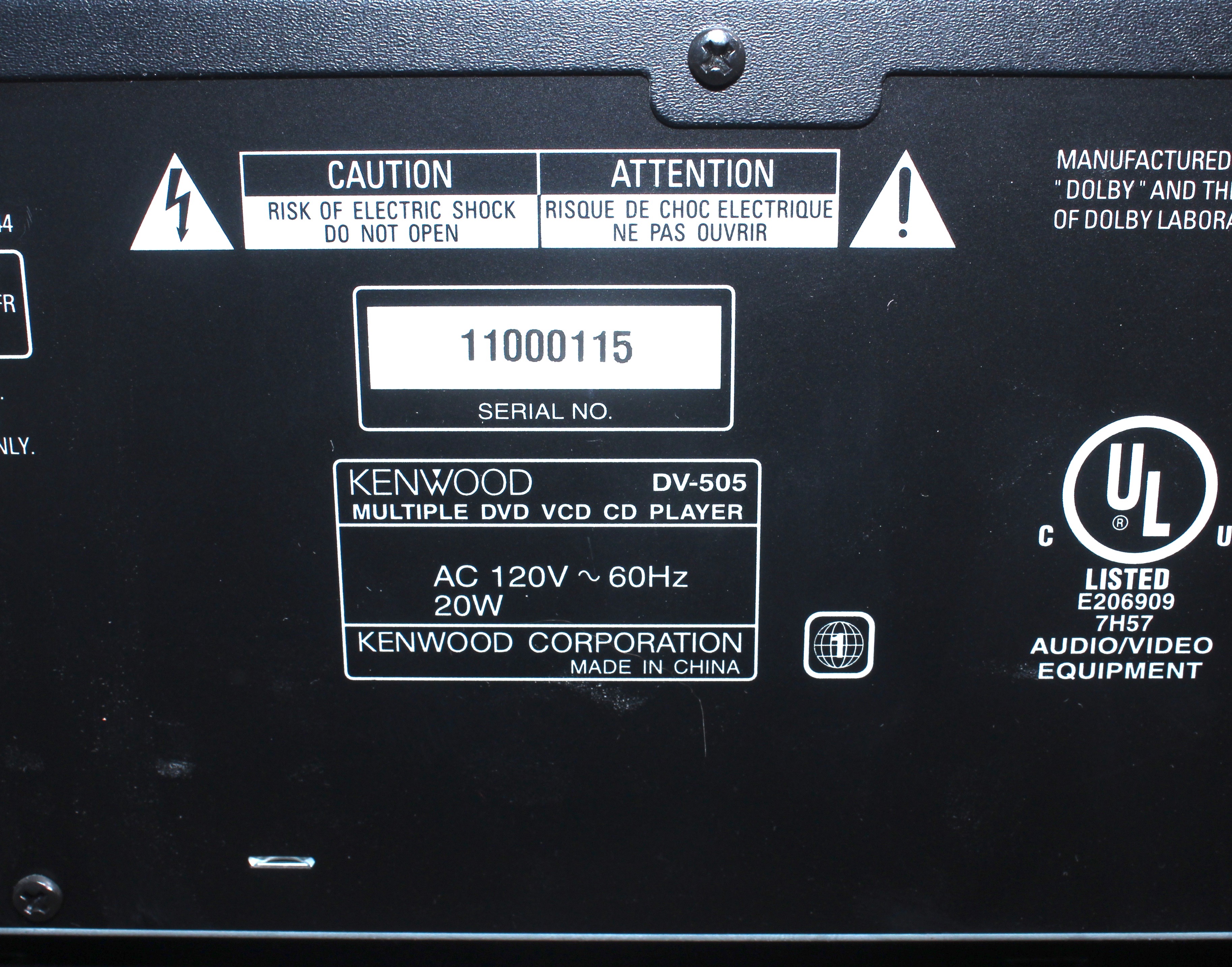 Kenwood Home Theater System