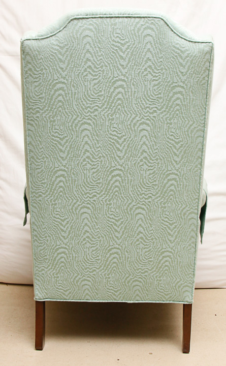 Pair of Vintage Queen Anne Style Wingback Chairs