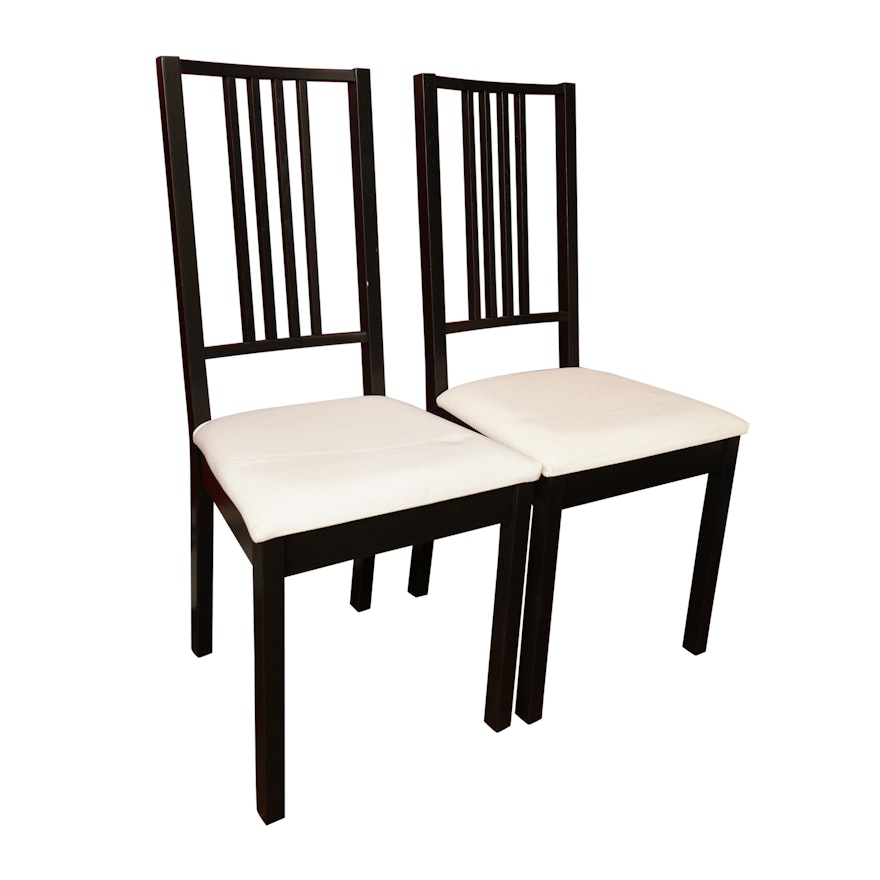 Pair of Contemporary Style Dining Chairs