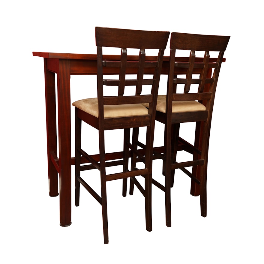 High-Top Dining Table with Chairs