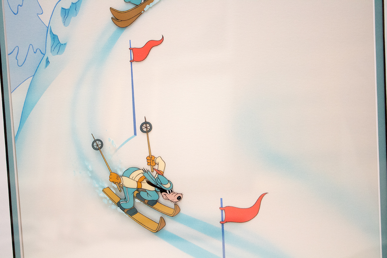 Disney "Goofy Skier" Limited Edition Sericel