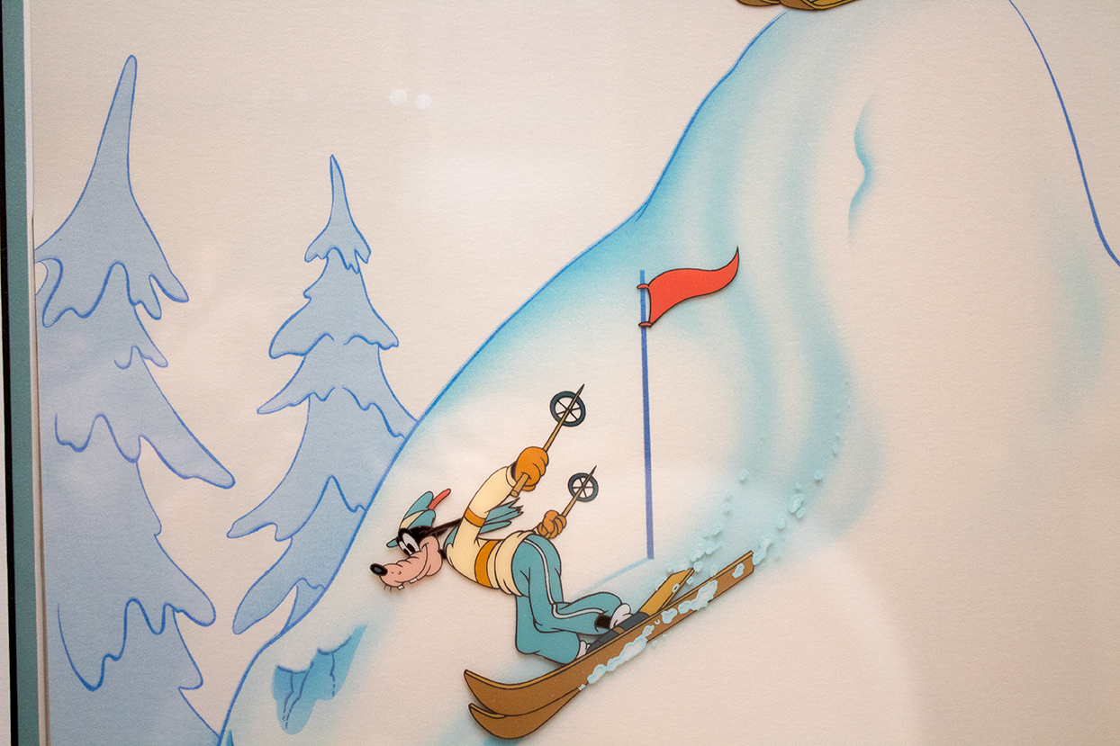 Disney "Goofy Skier" Limited Edition Sericel