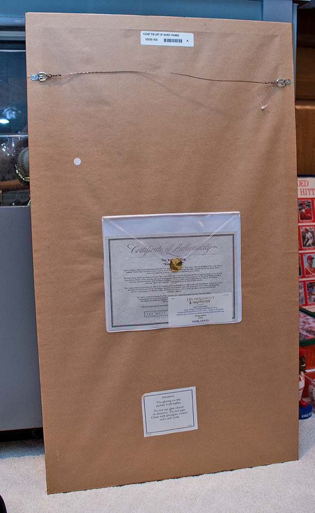 Disney "Goofy Skier" Limited Edition Sericel