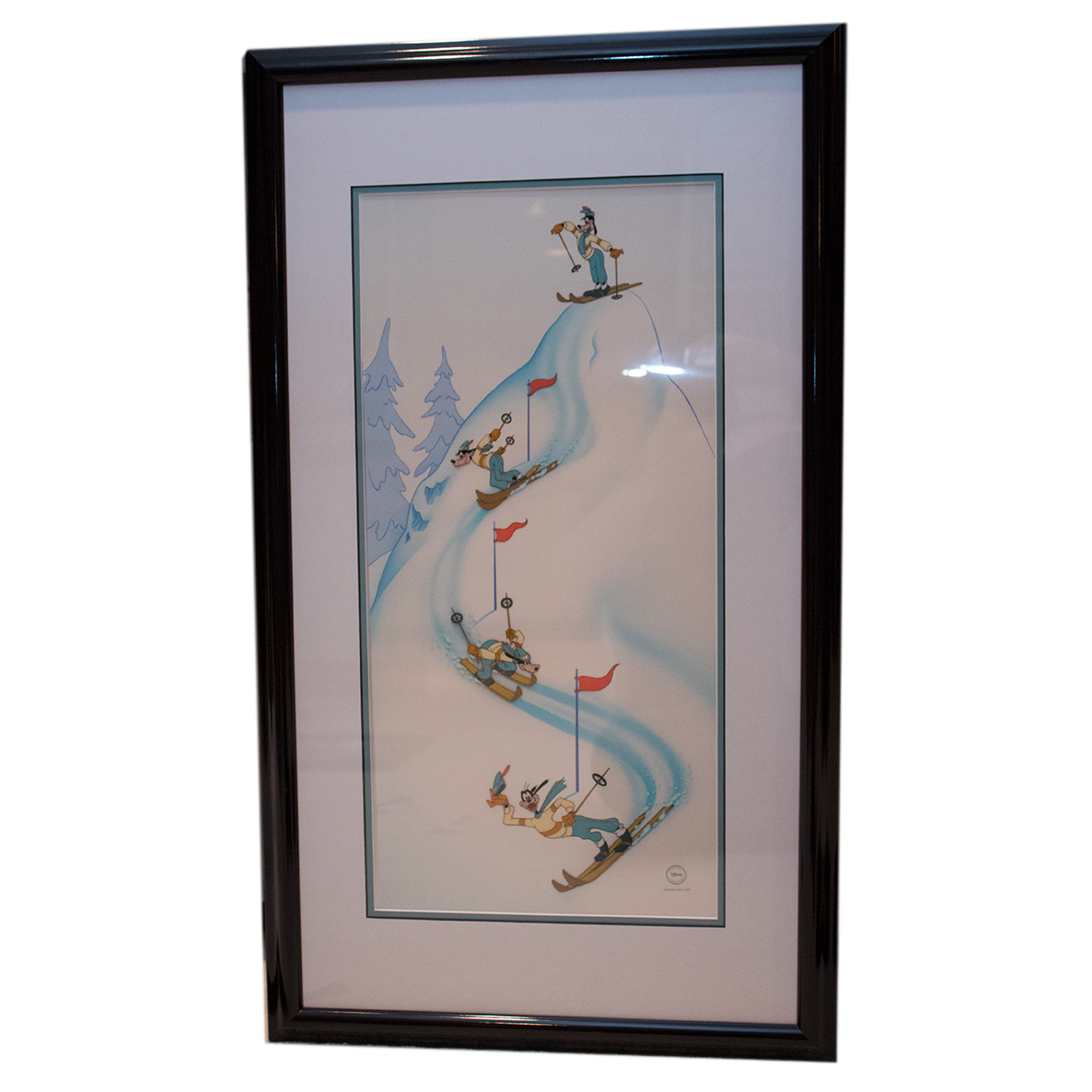 Disney "Goofy Skier" Limited Edition Sericel