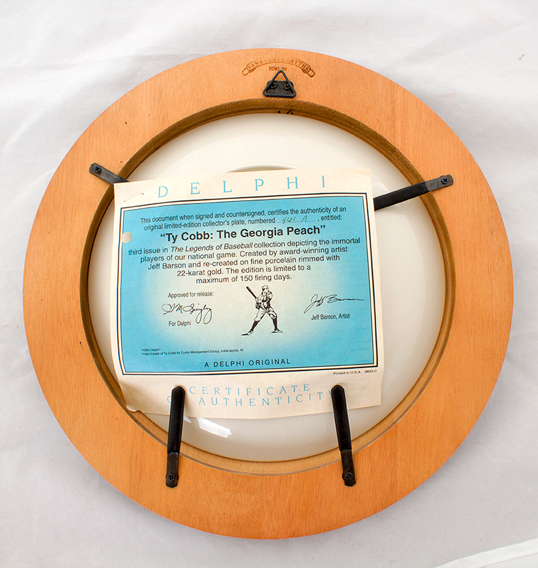 Limited Edition Baseball Collector Plates