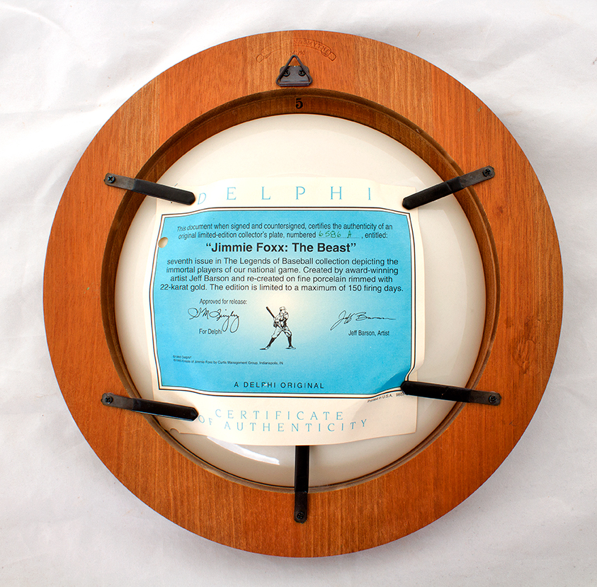 Limited Edition Baseball Collector Plates