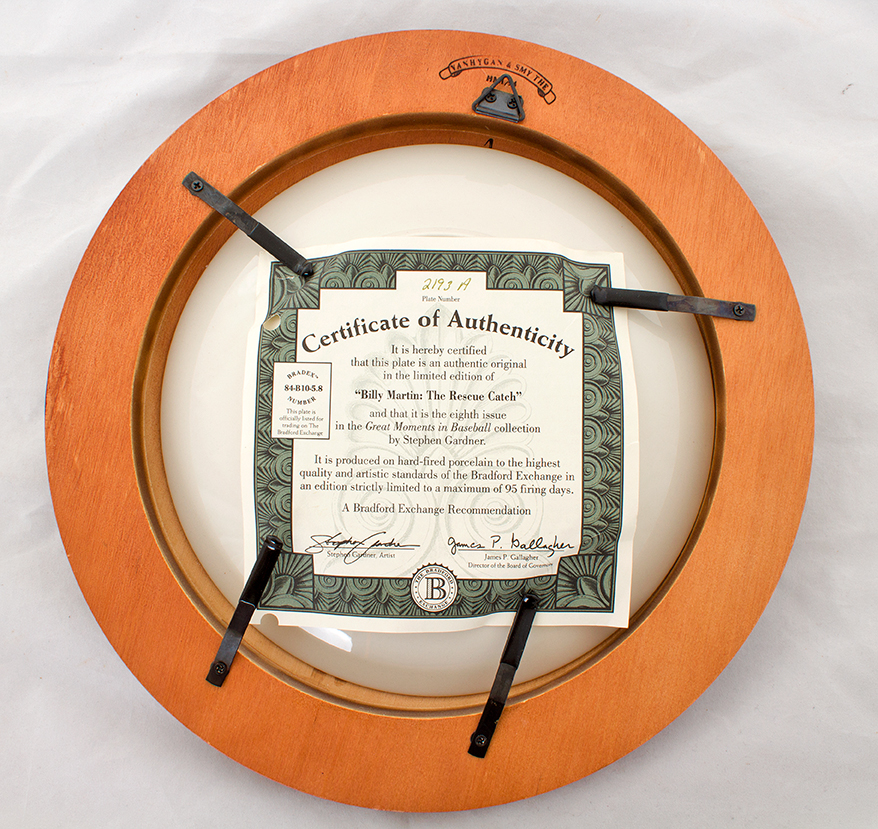 Limited Edition Baseball Collector Plates