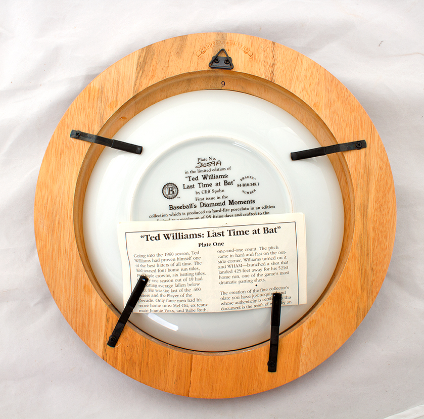 Limited Edition Baseball Collector Plates