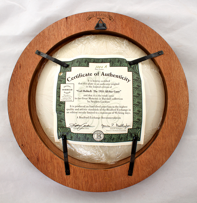 Limited Edition Baseball Collector Plates