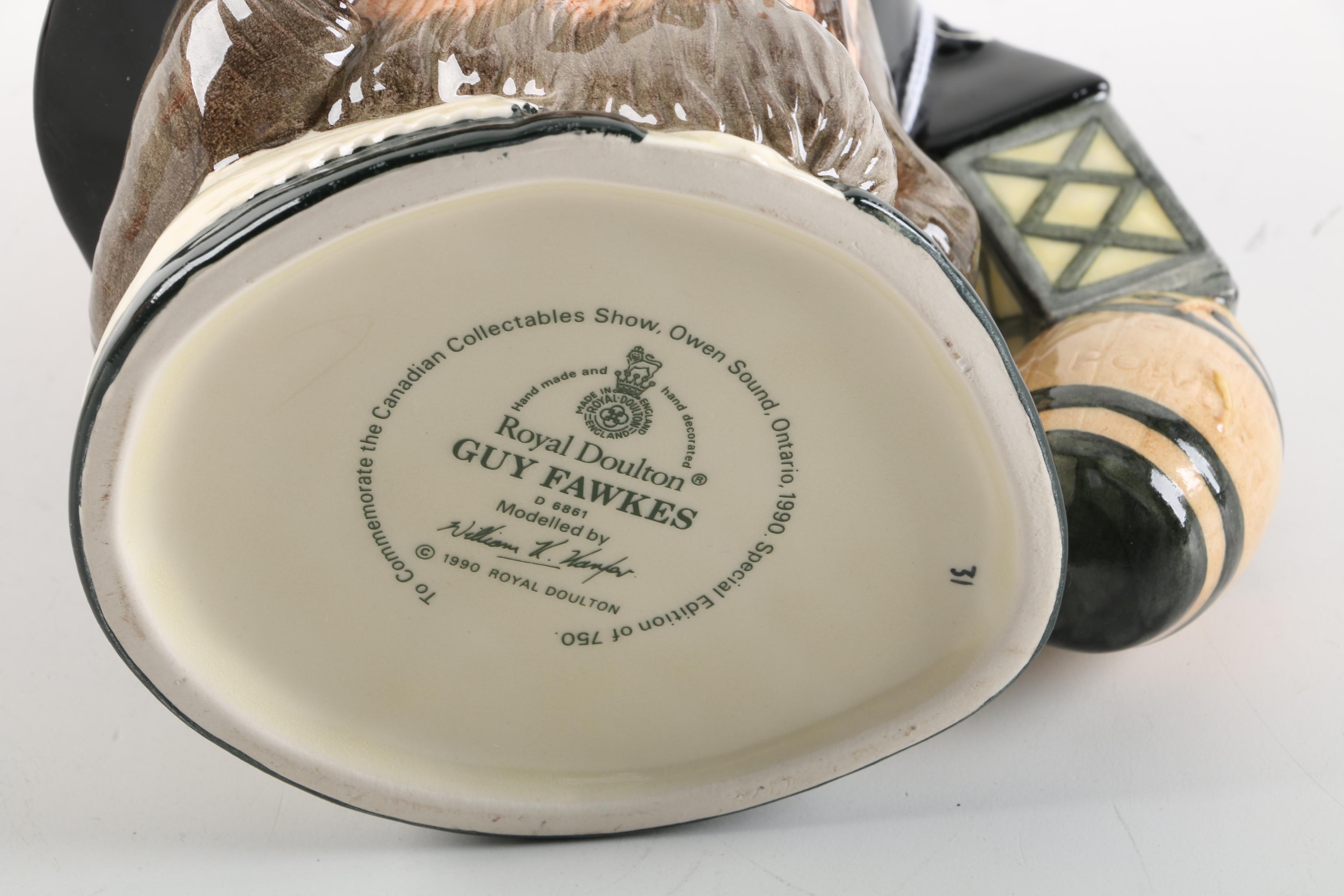 Vintage Special Edition Royal Doulton "Guy Fawkes" Character Jug