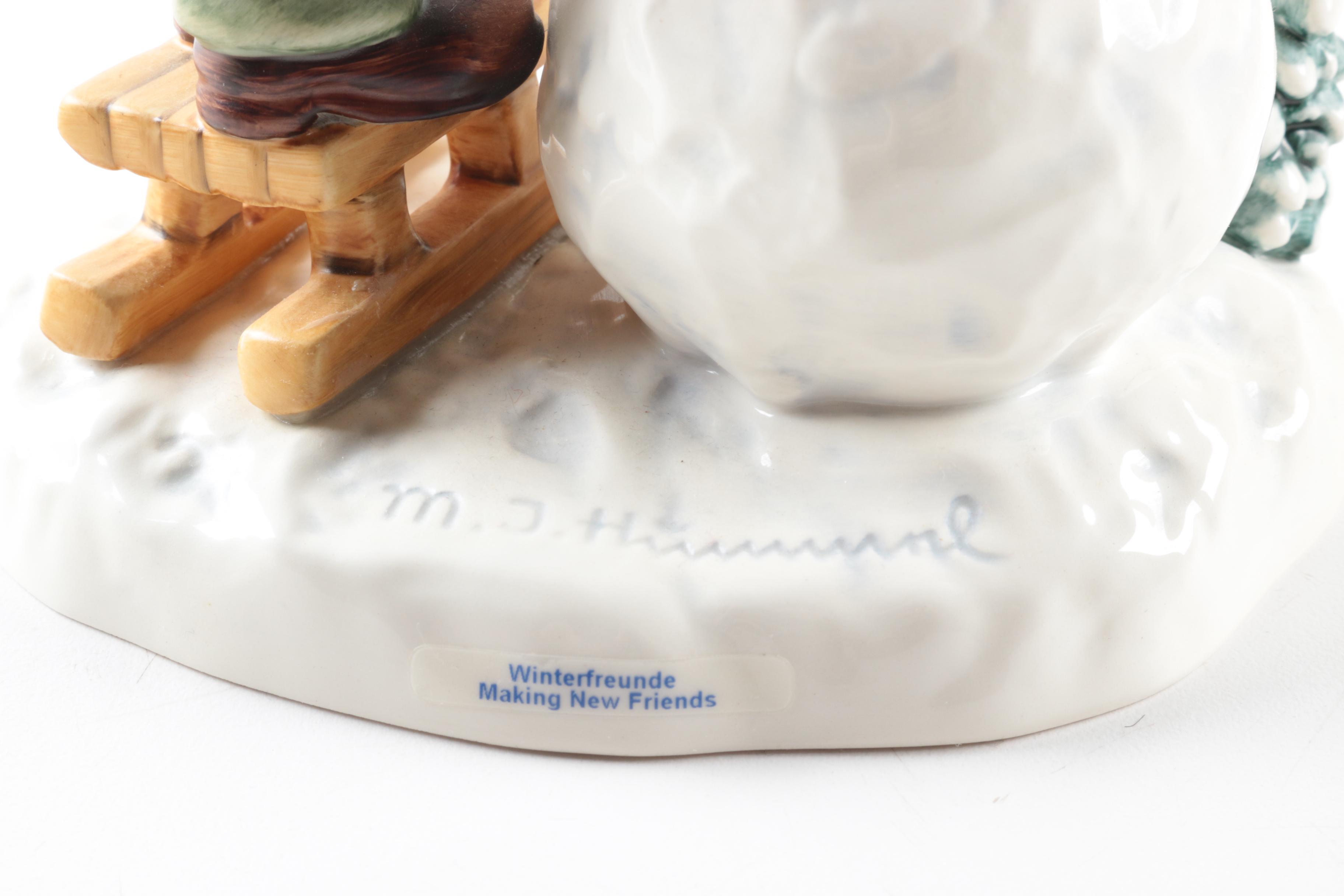 Goebel Hummel "Making New Friends" Figurine