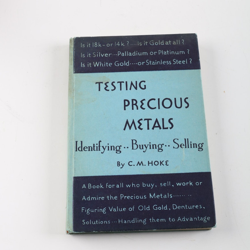 1946 "Testing Precious Metals" by C.M. Hoke