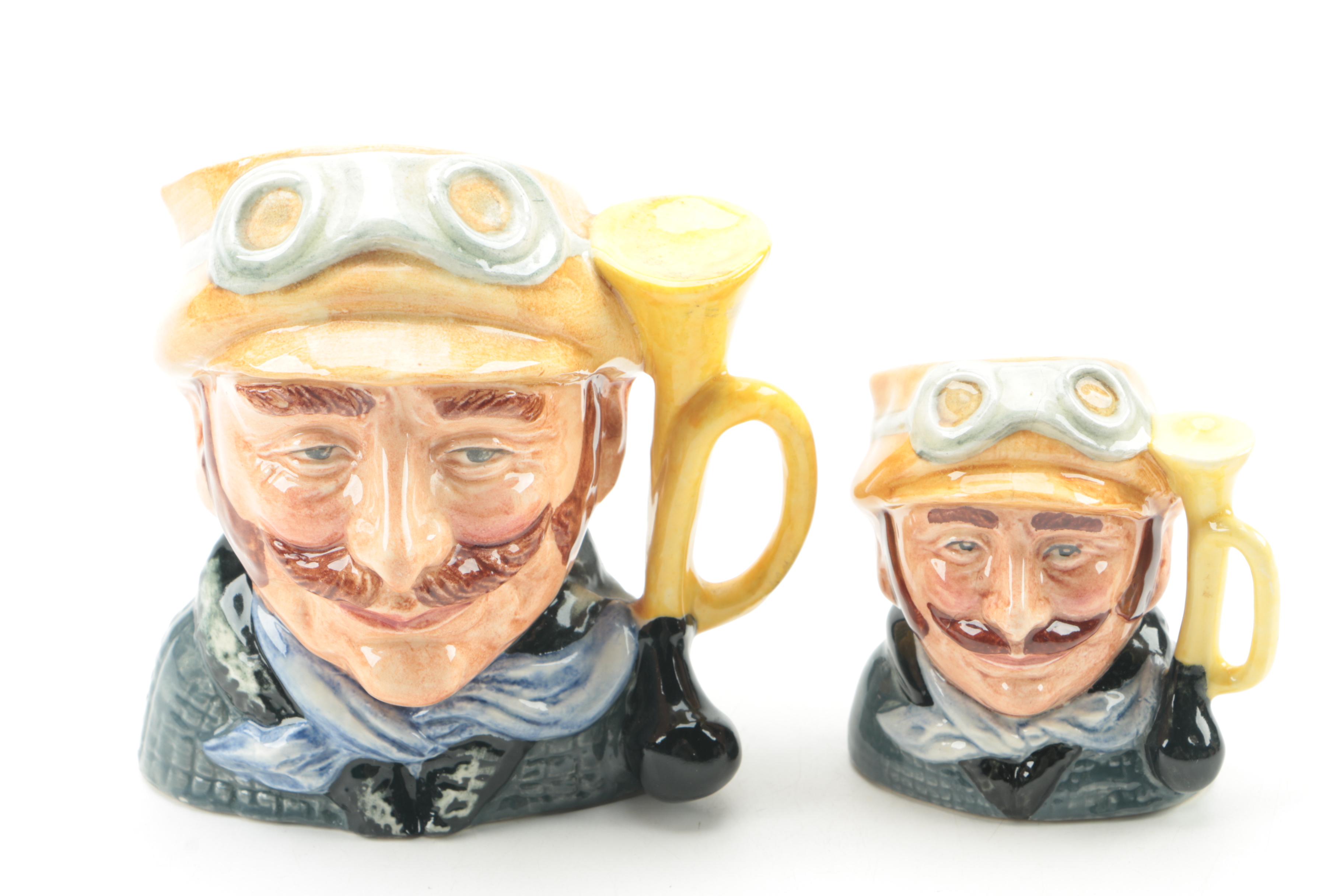 Royal Doulton Character Jugs Including "The Mikado" and "John Peel"