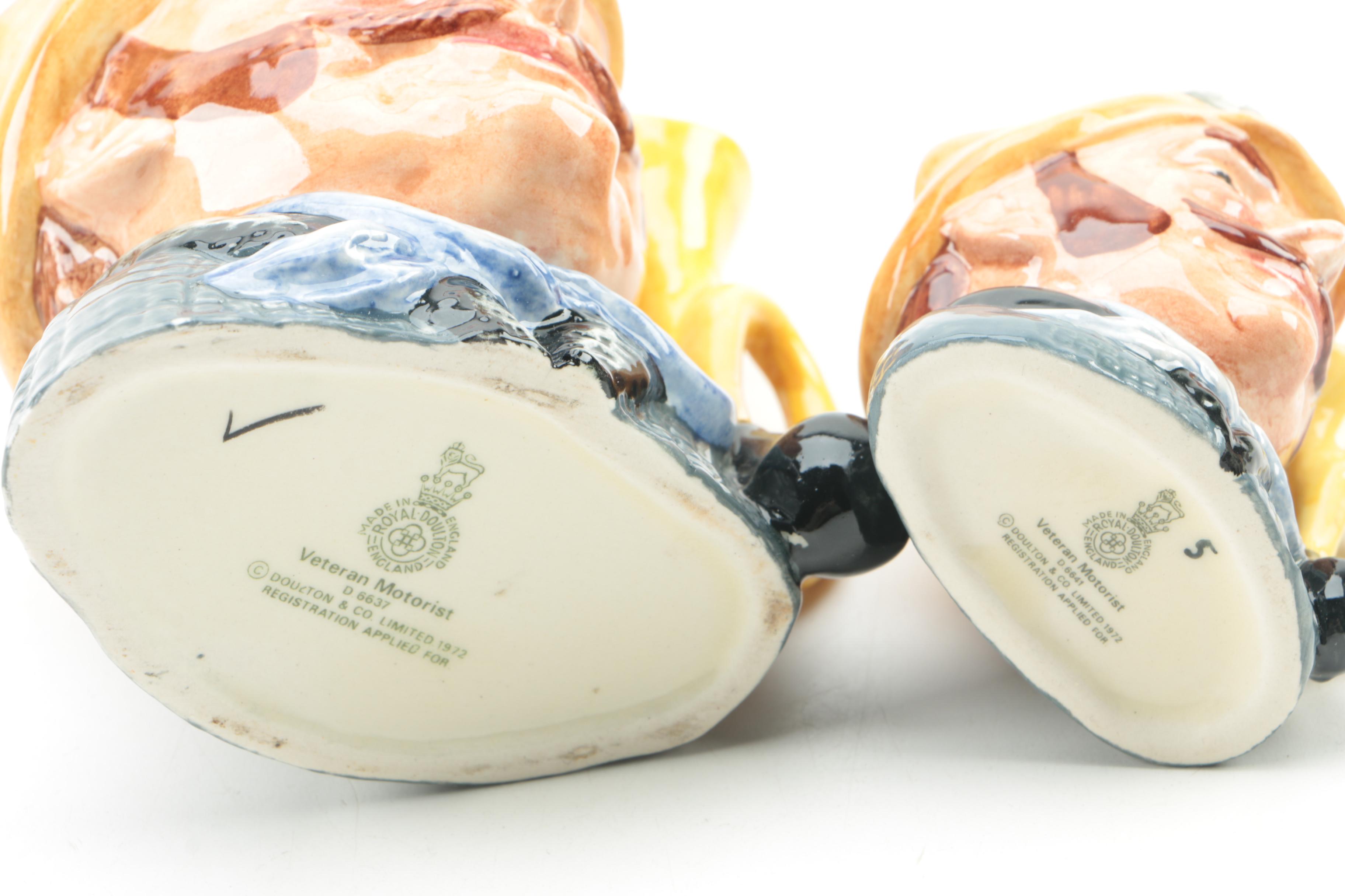 Royal Doulton Character Jugs Including "The Mikado" and "John Peel"