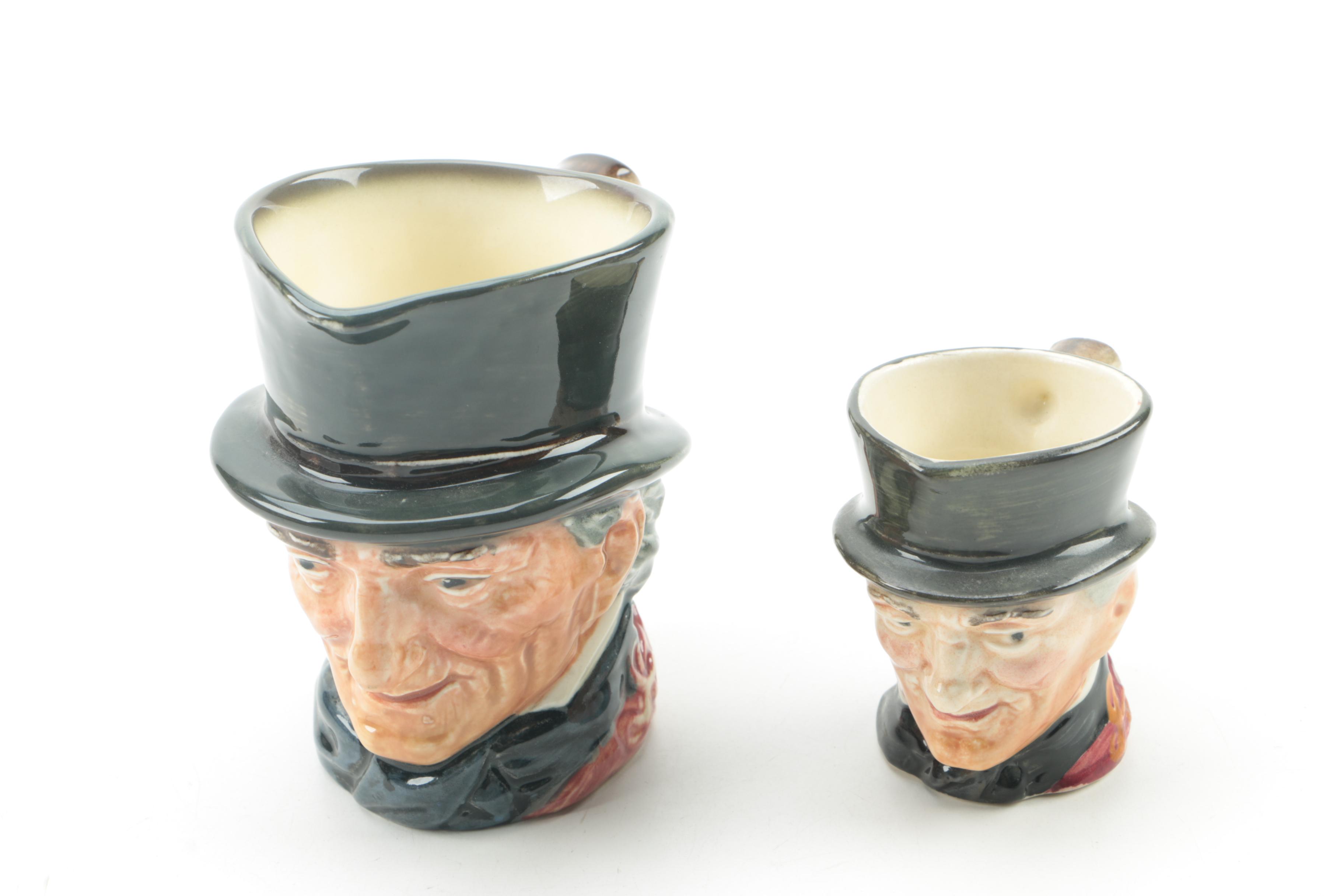 Royal Doulton Character Jugs Including "The Mikado" and "John Peel"