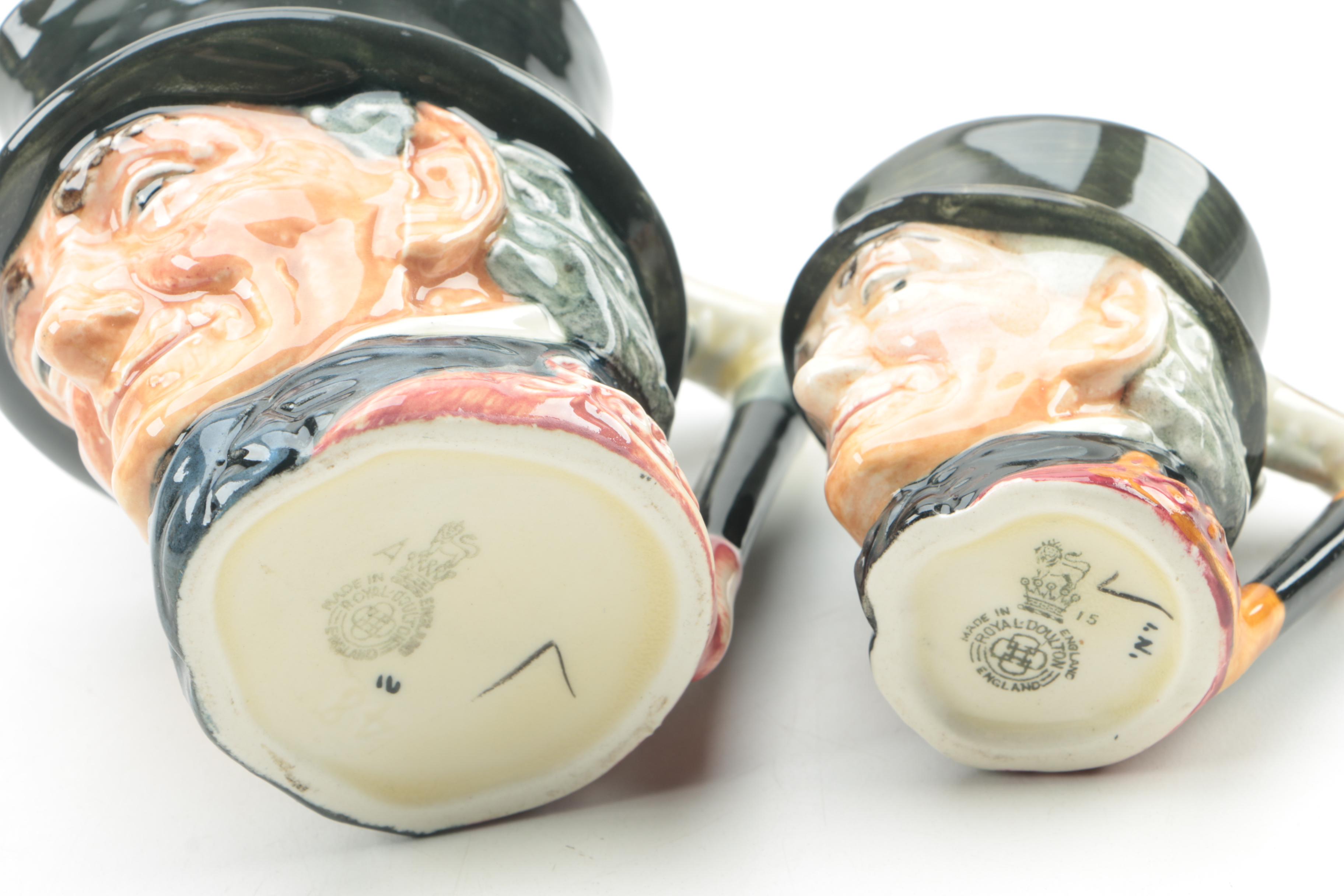 Royal Doulton Character Jugs Including "The Mikado" and "John Peel"