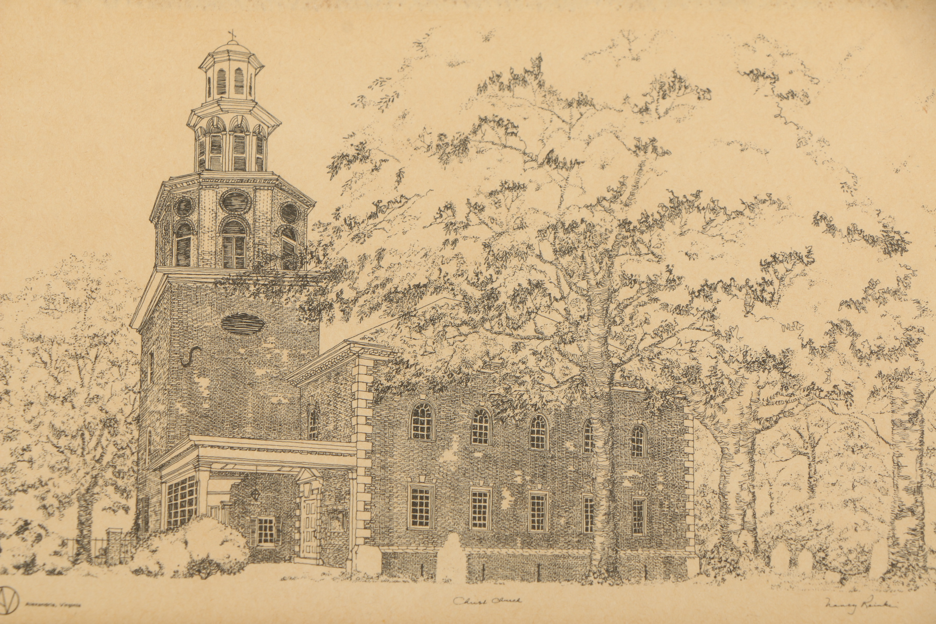 Lithographs on Paper of Architecture