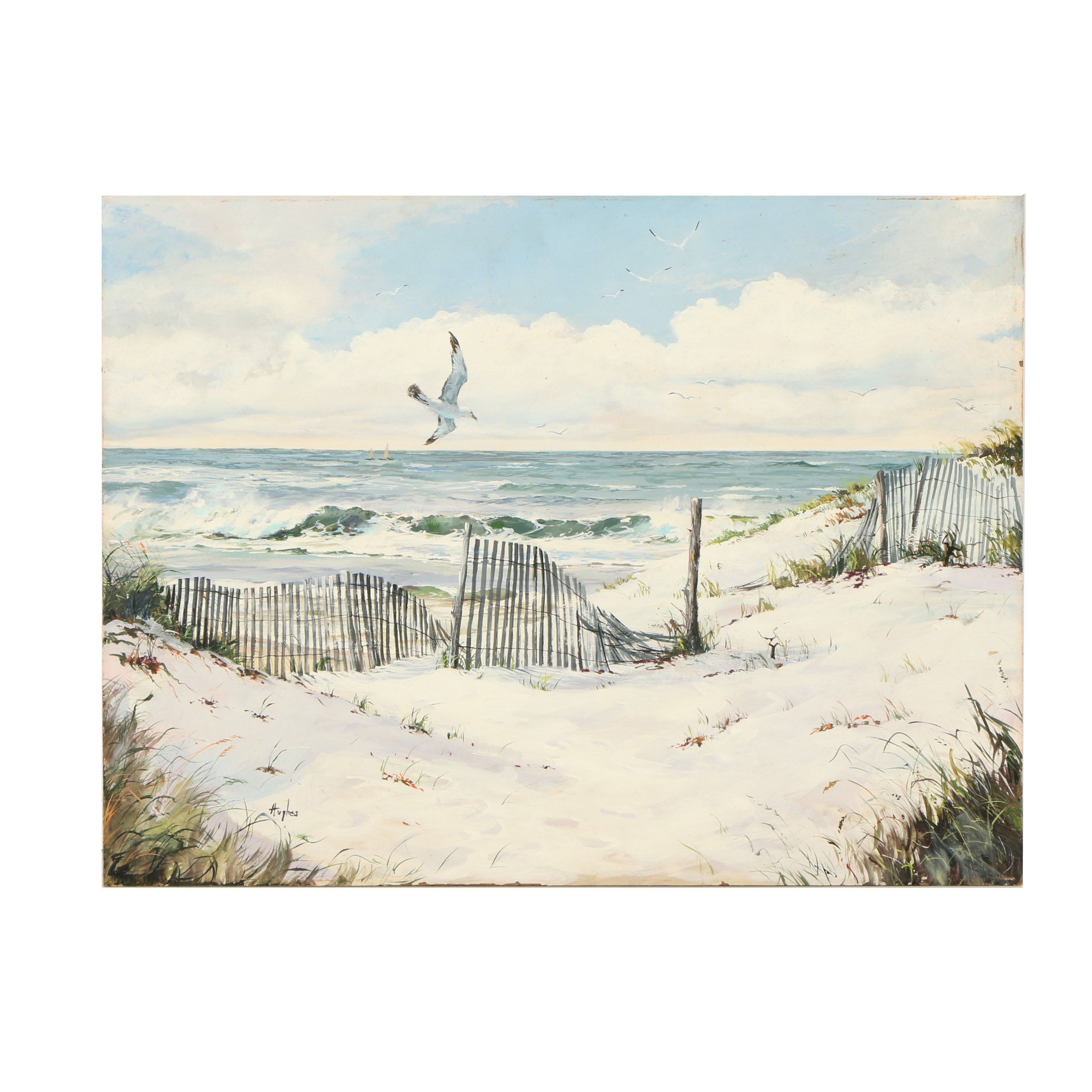 Hughes Oil Landscape Painting