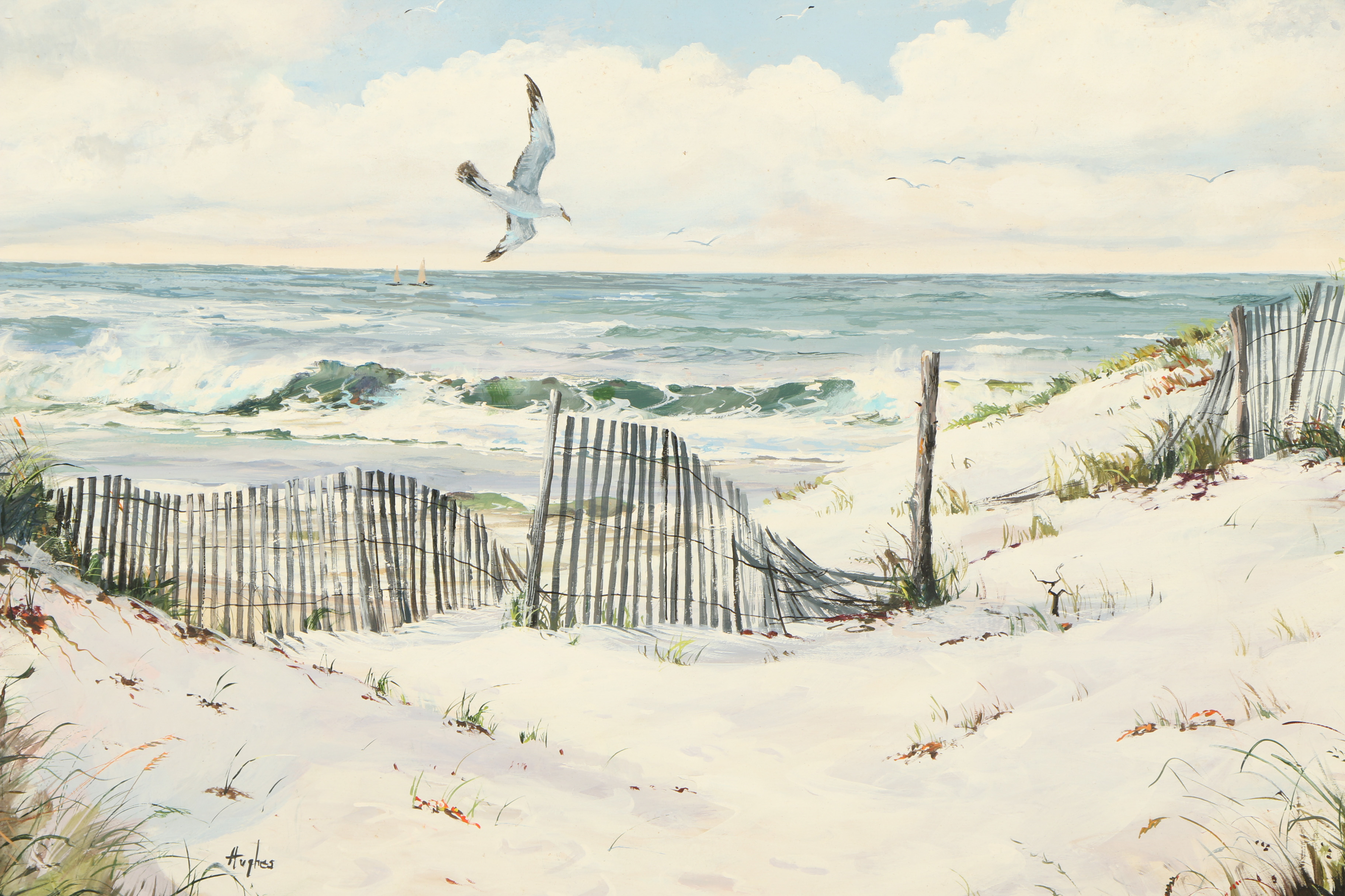 Hughes Oil Landscape Painting