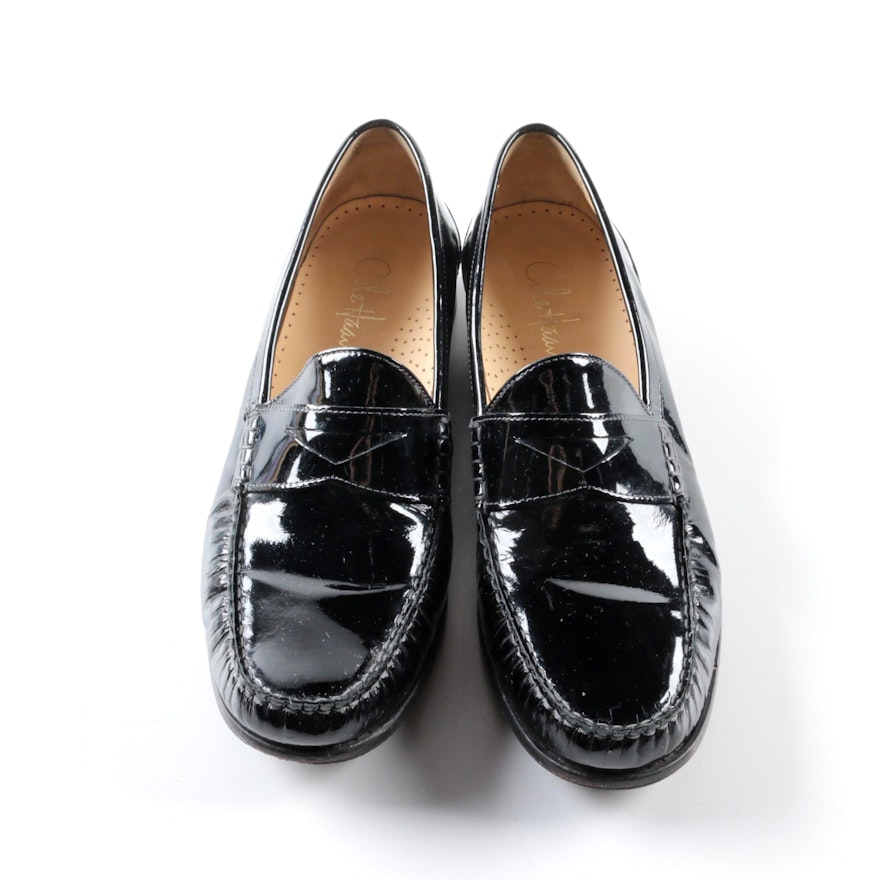 Women's Cole Haan Black Patent Leather Loafers