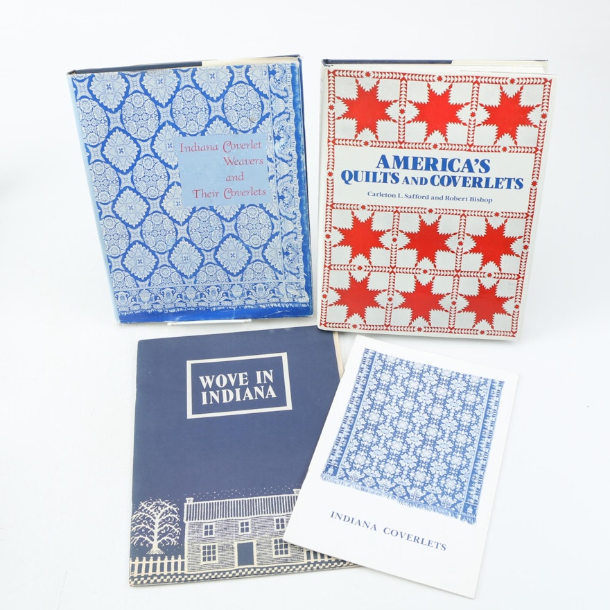1985 "America's Quilts and Coverlets" and Indiana Books