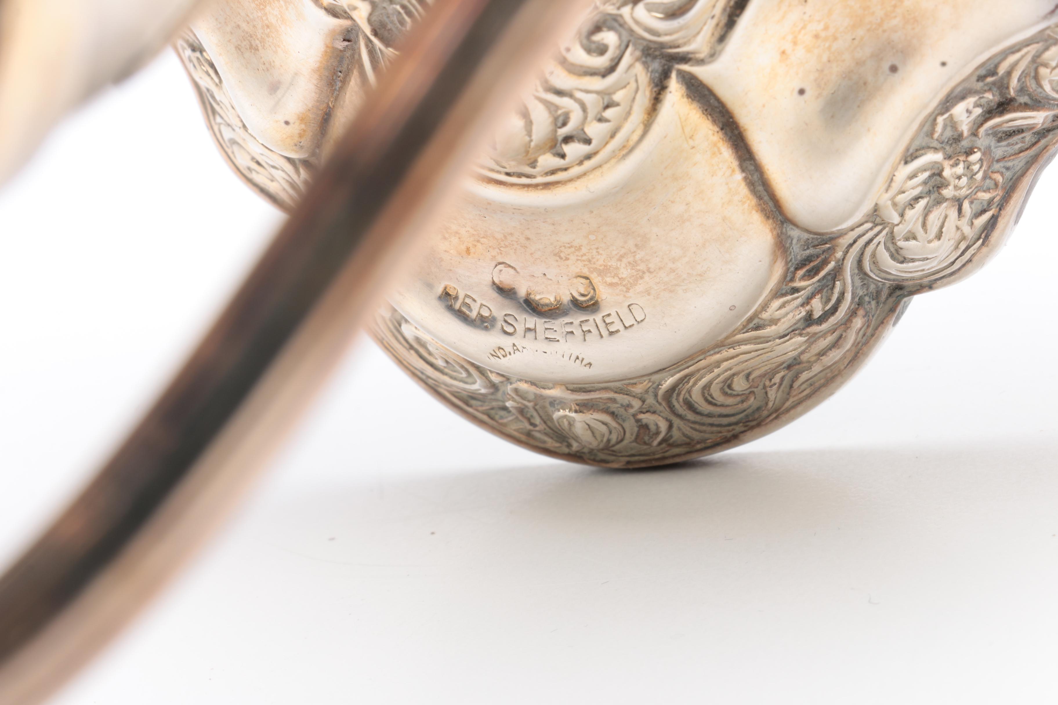 Baroque Style Silver Plate Candelabrum