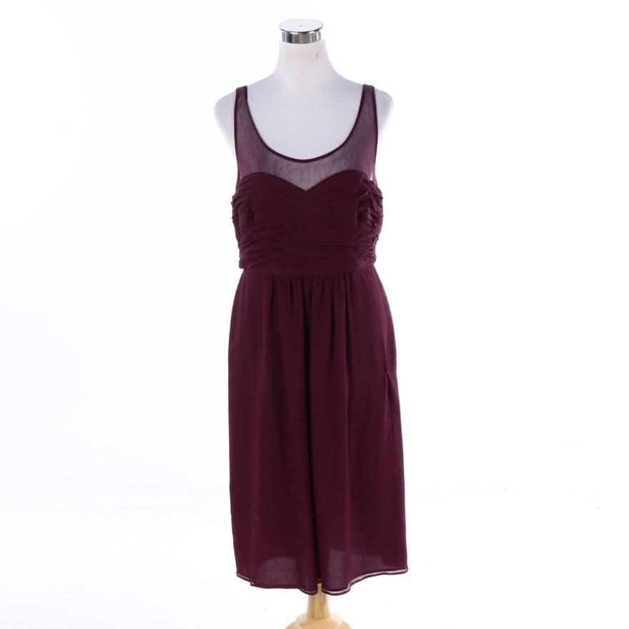 Burberry Sleeveless Silk Dress